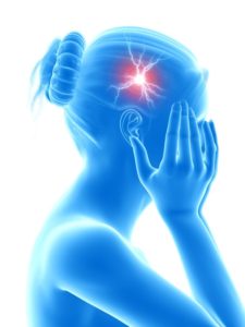 picture of woman with headache